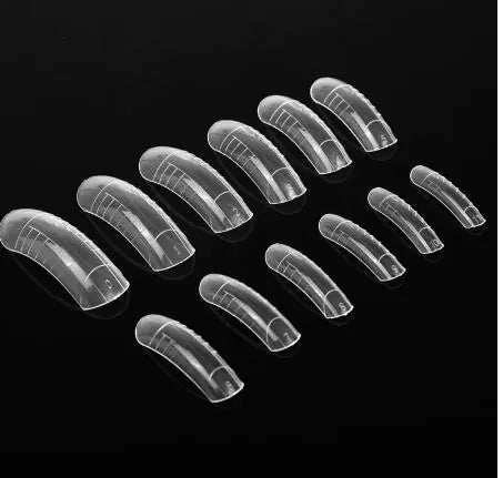 Crystal Clear Nail Form Kit - 120 Pcs