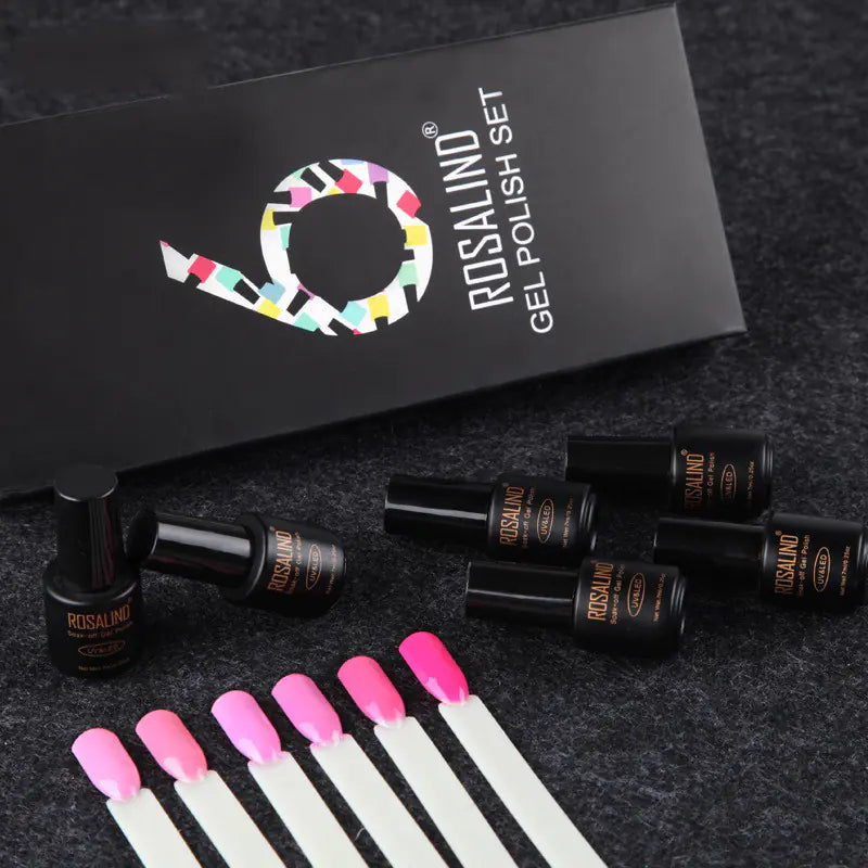 Vibrant 6-Pack Nail Gel Collection