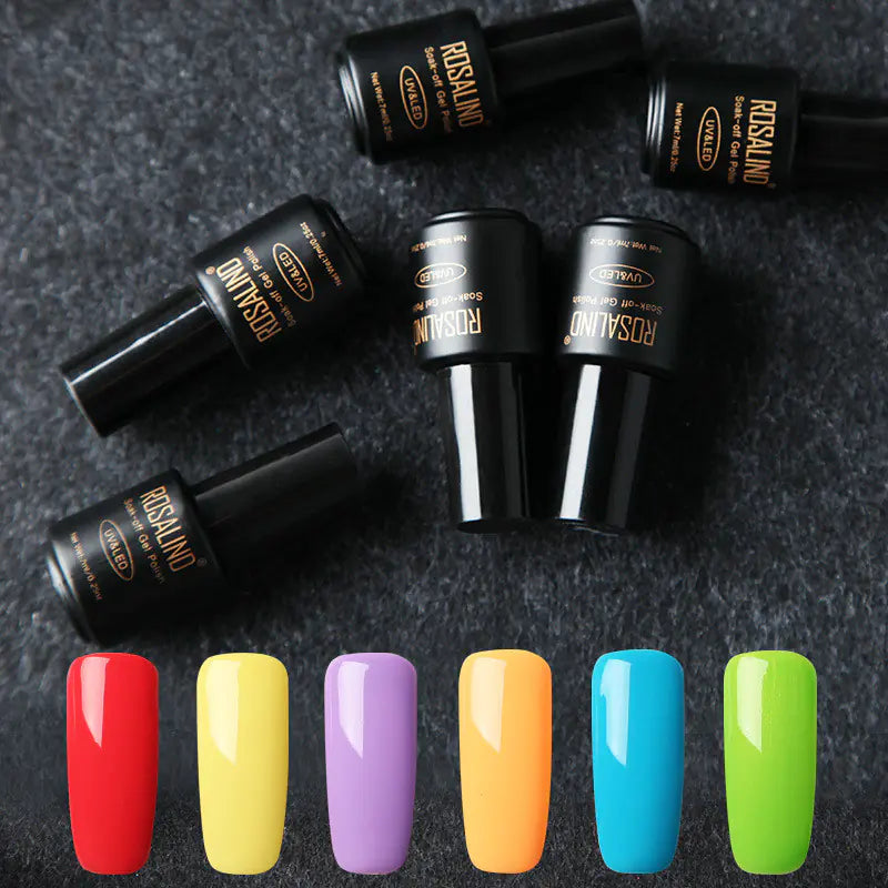 Vibrant 6-Pack Nail Gel Collection