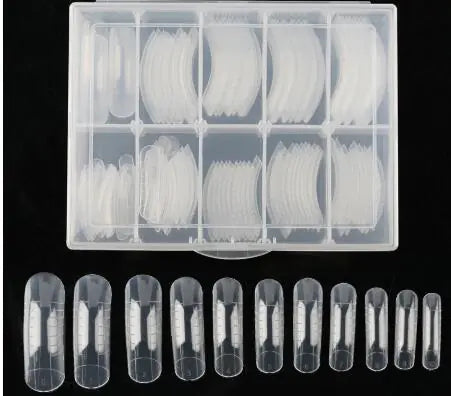Crystal Clear Nail Form Kit - 120 Pcs