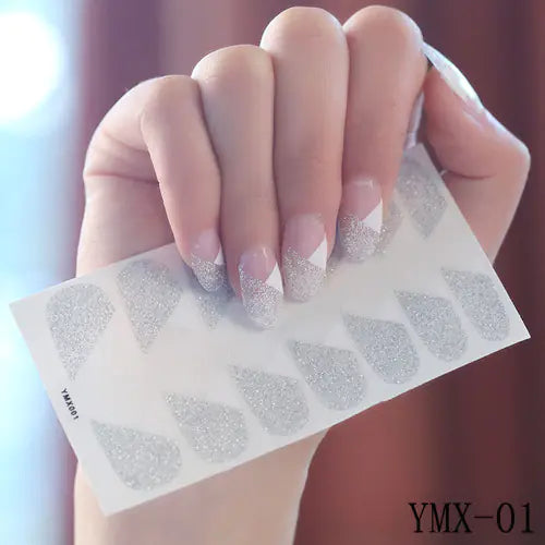Korean Elegant 3D Nail Decals Set