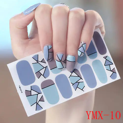 Korean Elegant 3D Nail Decals Set