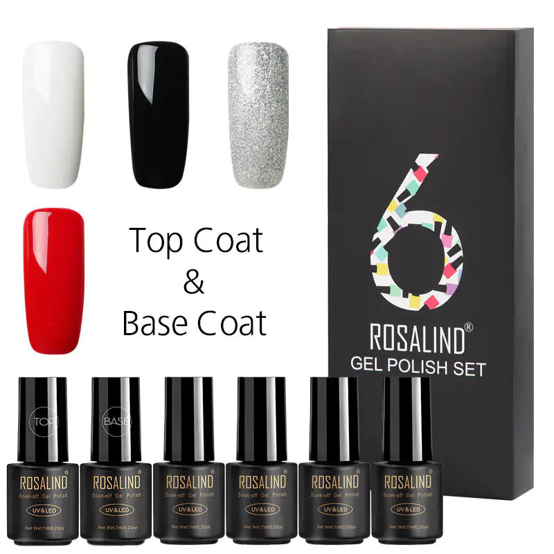 Vibrant 6-Pack Nail Gel Collection