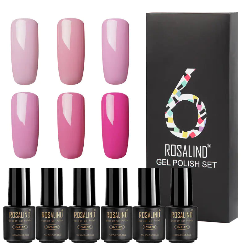 Vibrant 6-Pack Nail Gel Collection