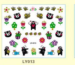 Glitter Critter Nail Decals - Kids