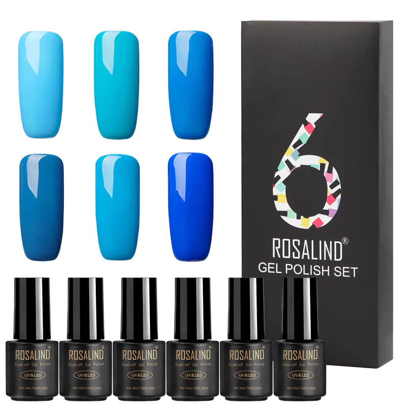 Vibrant 6-Pack Nail Gel Collection