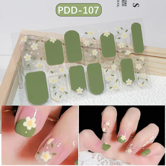 Chic 3D Heart Nail Decals for Spring/Summer