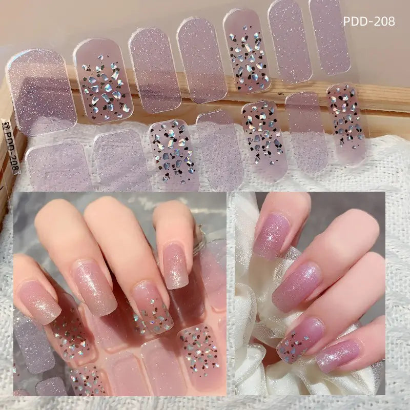 Chic 3D Heart Nail Decals for Spring/Summer