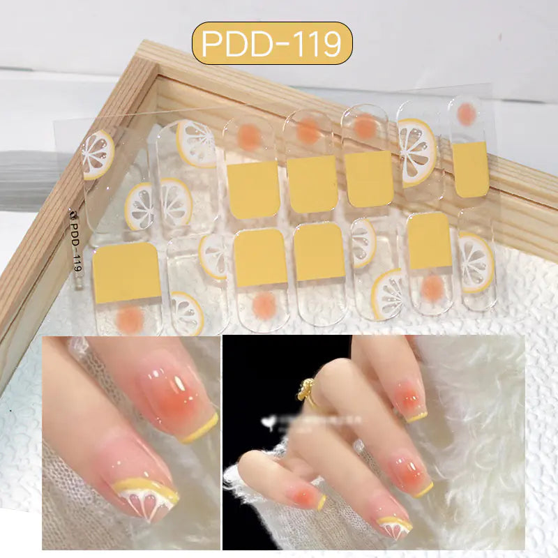 Chic 3D Heart Nail Decals for Spring/Summer