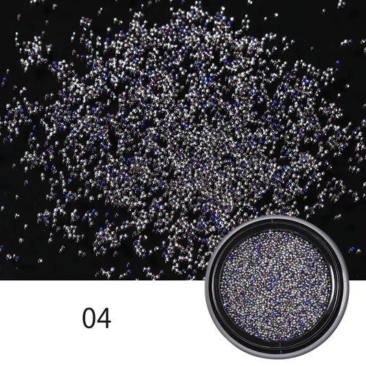 Nail Art Gemstone Kit with Black Storage Box