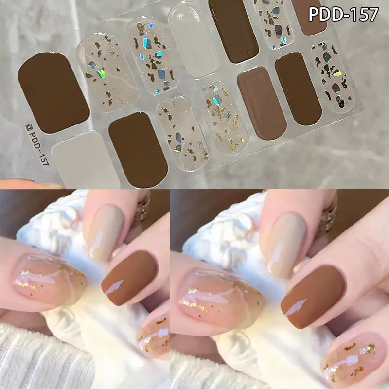 Chic 3D Heart Nail Decals for Spring/Summer