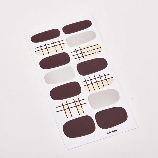 Chic Nail Art Sticker Designs
