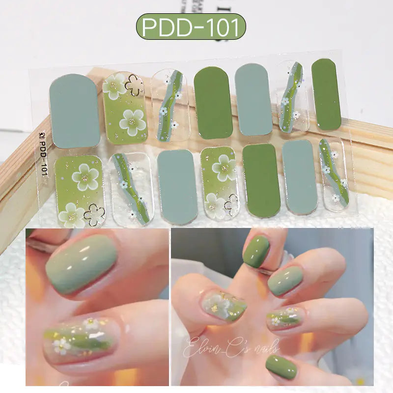 Chic 3D Heart Nail Decals for Spring/Summer