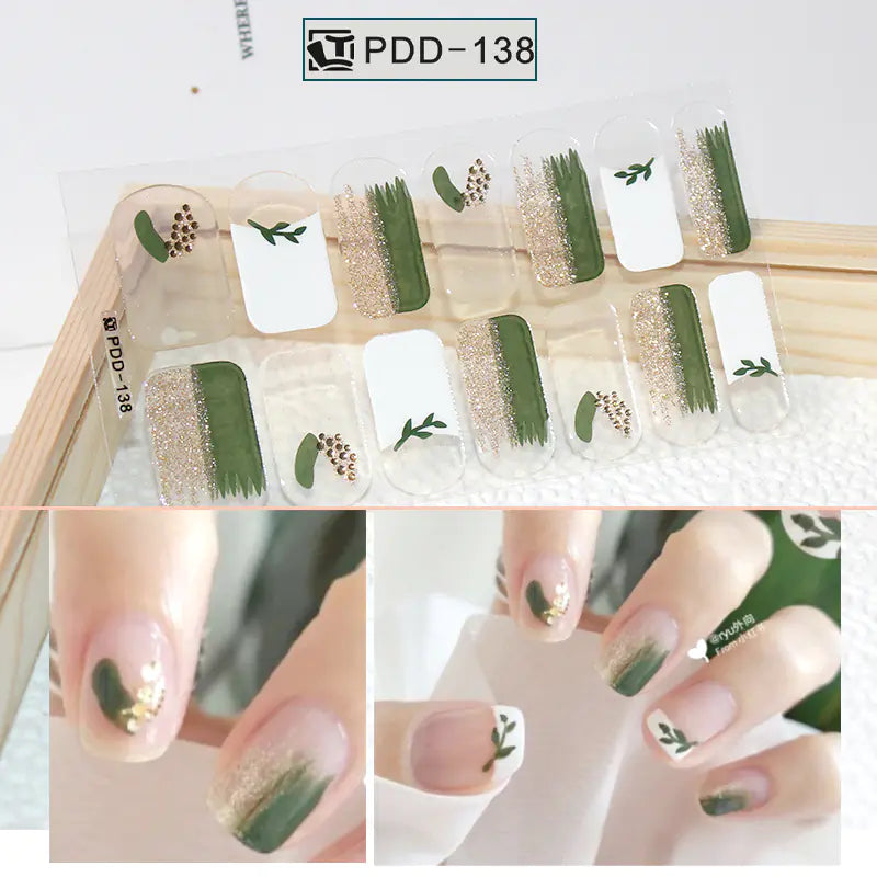 Chic 3D Heart Nail Decals for Spring/Summer