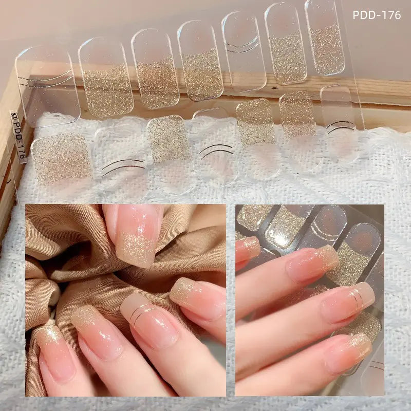 Chic 3D Heart Nail Decals for Spring/Summer