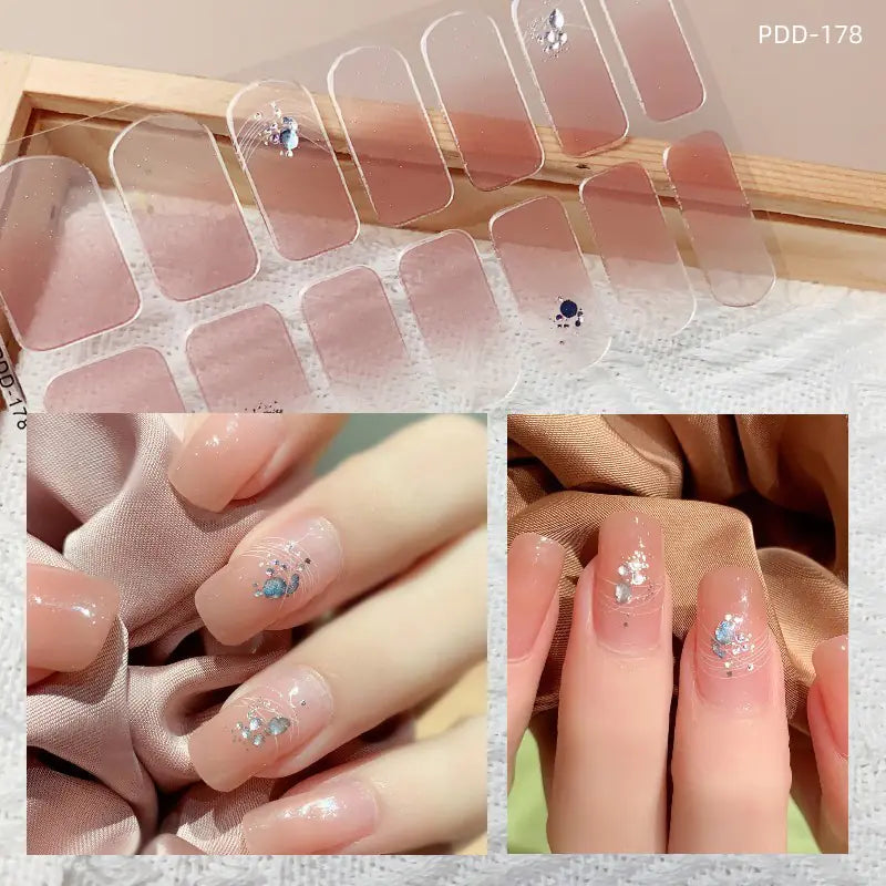 Chic 3D Heart Nail Decals for Spring/Summer