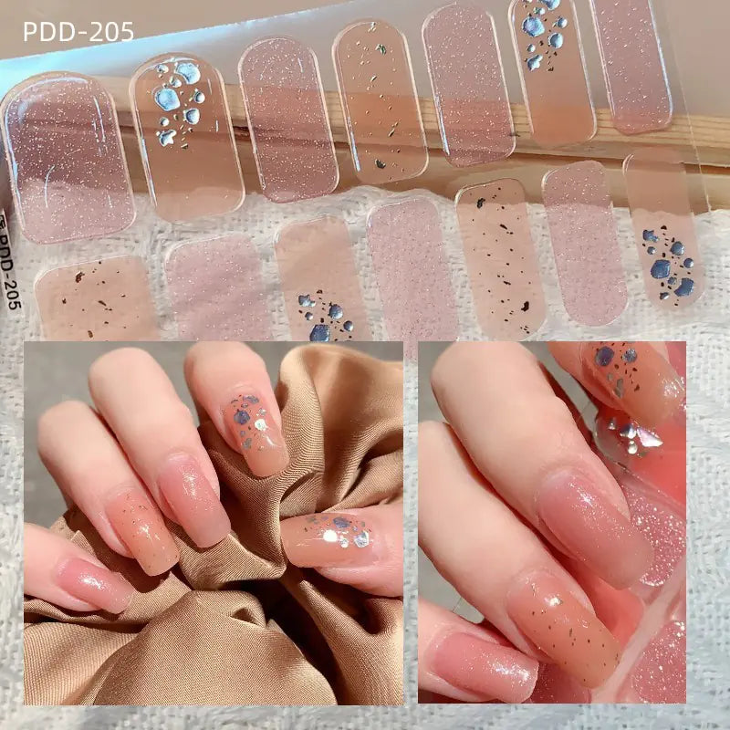 Chic 3D Heart Nail Decals for Spring/Summer