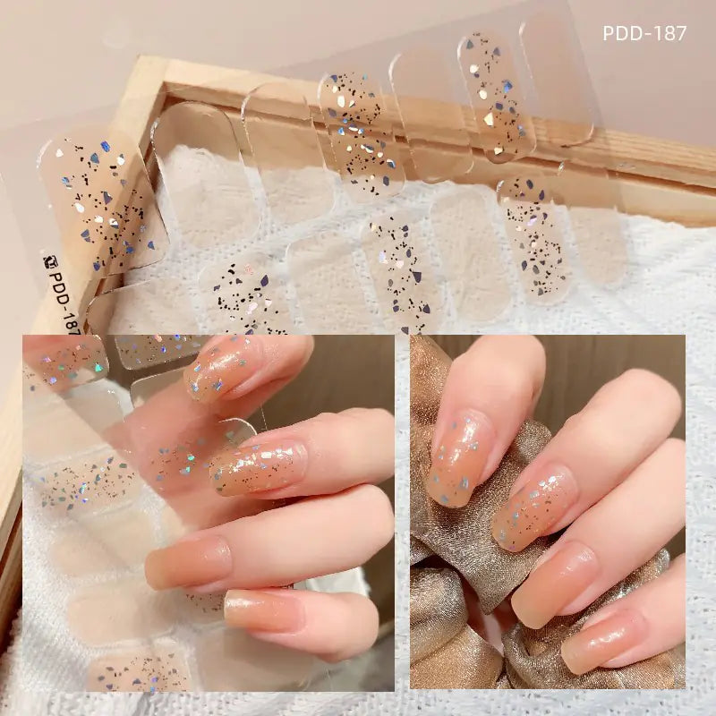 Chic 3D Heart Nail Decals for Spring/Summer