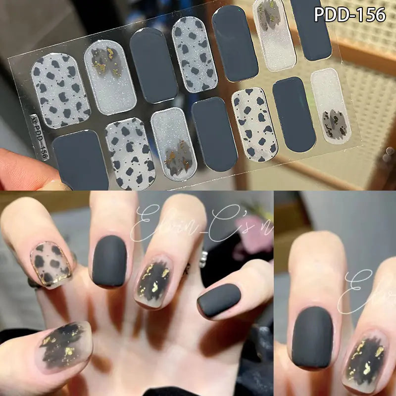 Chic 3D Heart Nail Decals for Spring/Summer