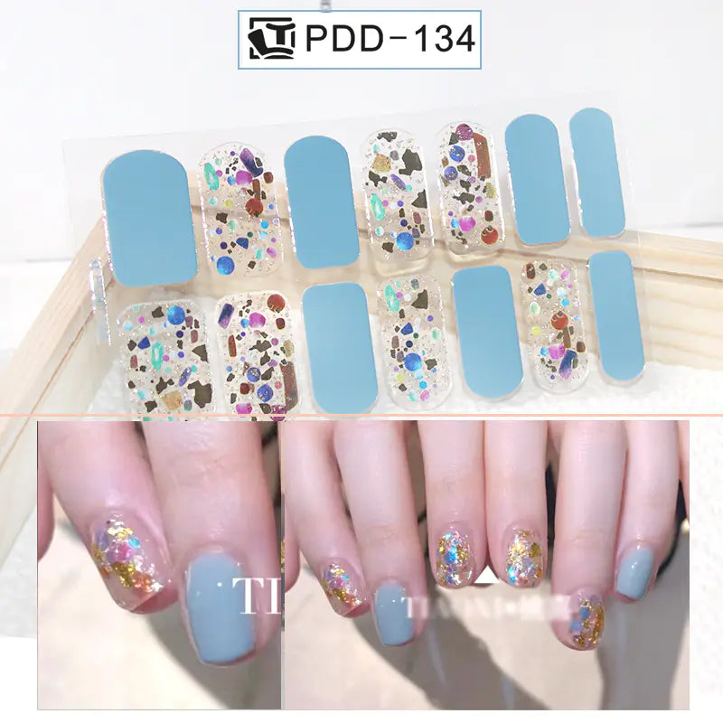 Chic 3D Heart Nail Decals for Spring/Summer