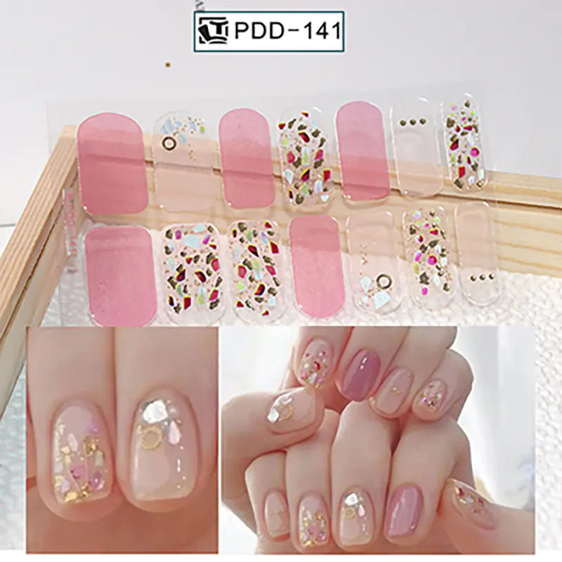 Chic 3D Heart Nail Decals for Spring/Summer