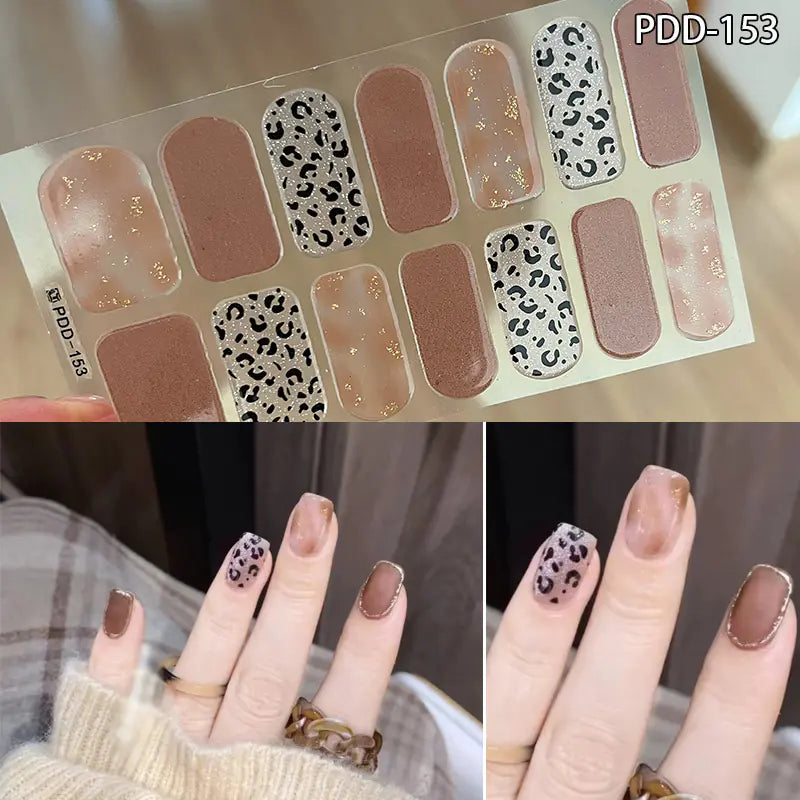 Chic 3D Heart Nail Decals for Spring/Summer