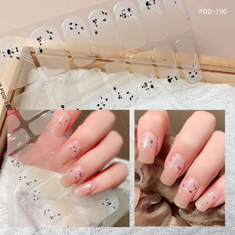 Chic 3D Heart Nail Decals for Spring/Summer