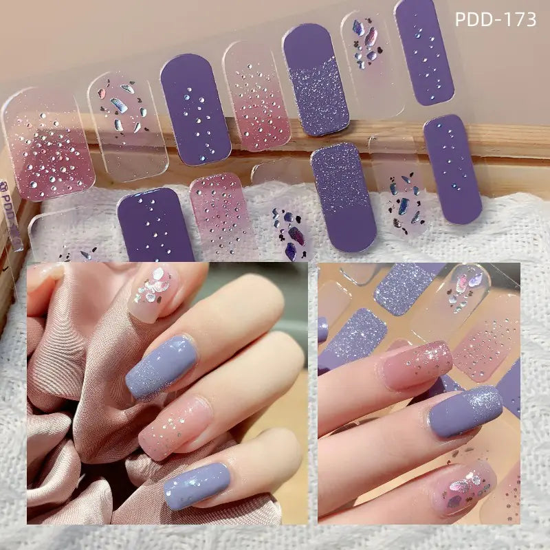 Chic 3D Heart Nail Decals for Spring/Summer