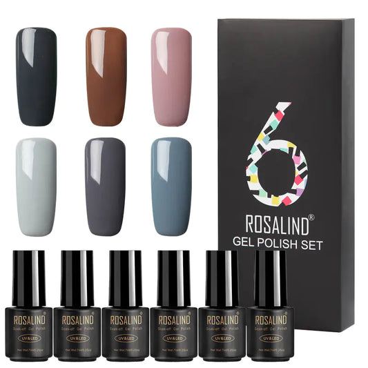 Vibrant 6-Pack Nail Gel Collection