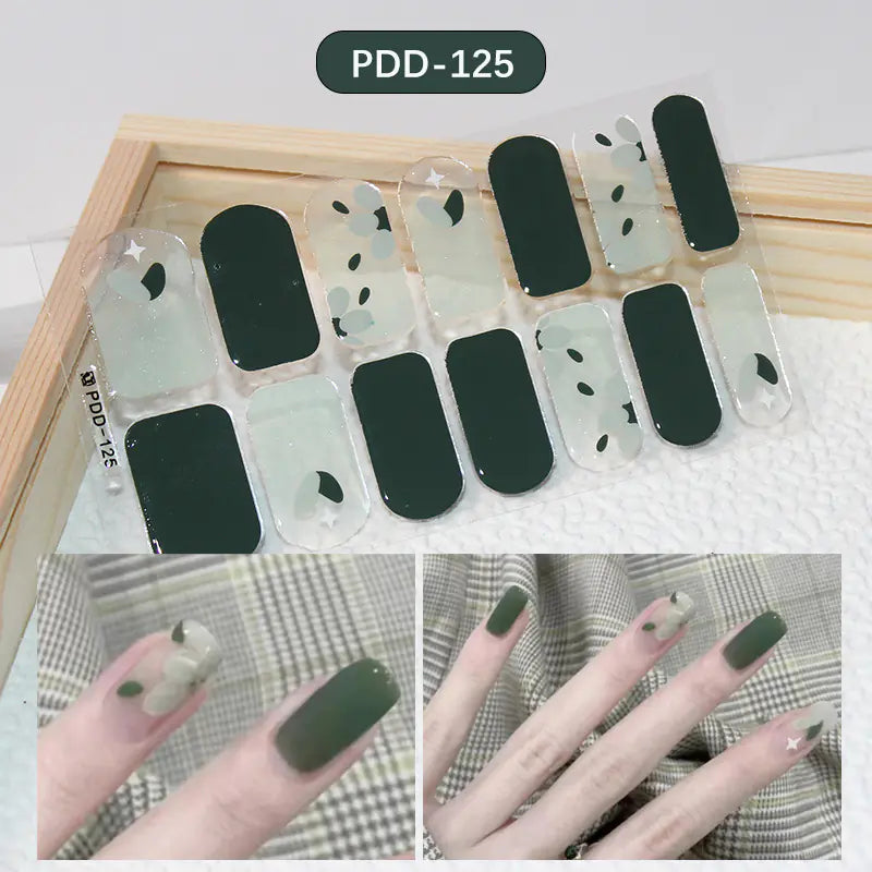 Chic 3D Heart Nail Decals for Spring/Summer