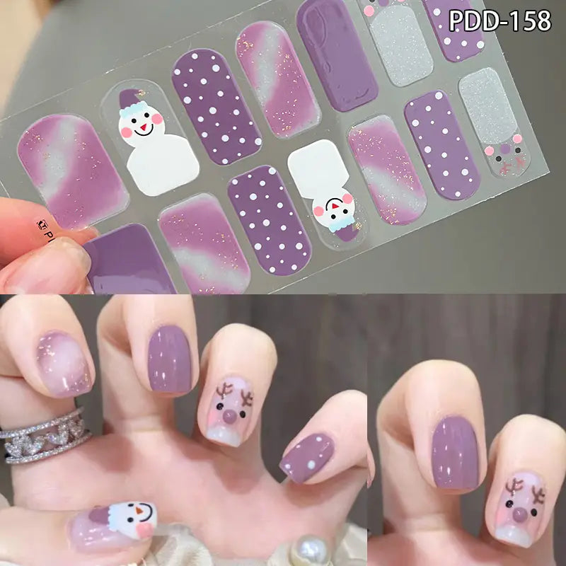 Chic 3D Heart Nail Decals for Spring/Summer