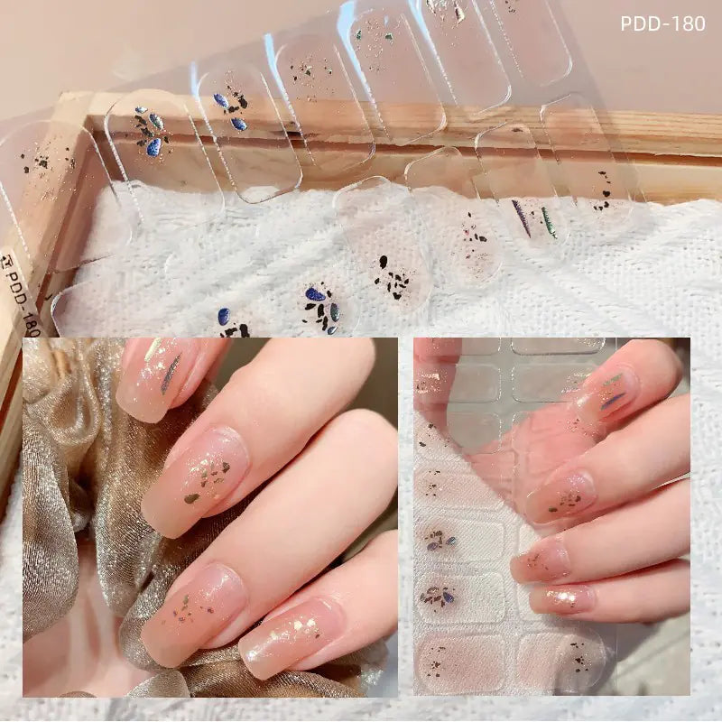Chic 3D Heart Nail Decals for Spring/Summer