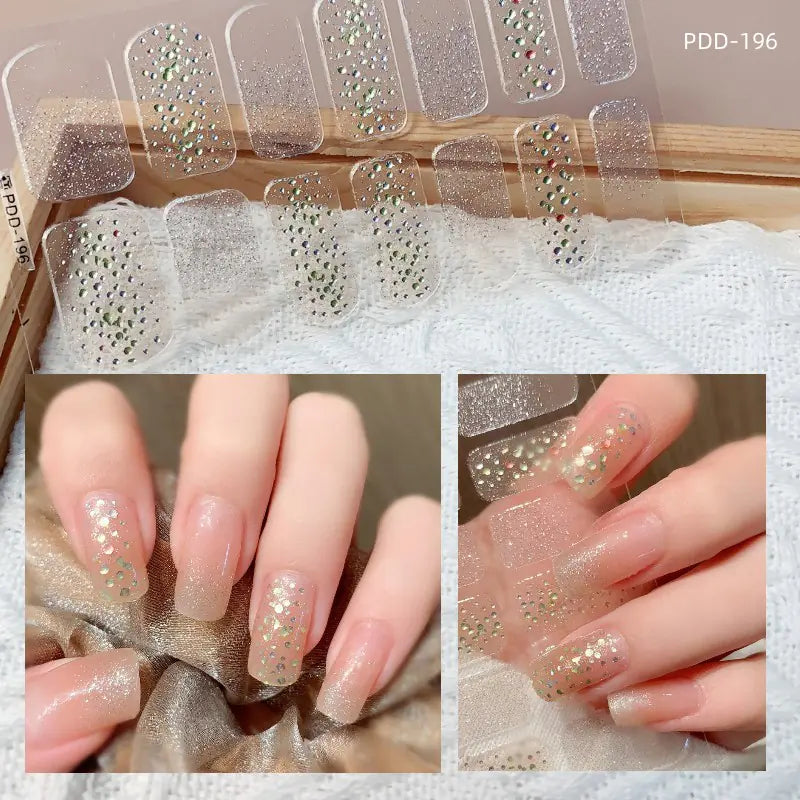 Chic 3D Heart Nail Decals for Spring/Summer