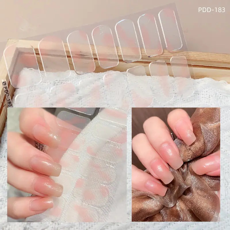Chic 3D Heart Nail Decals for Spring/Summer