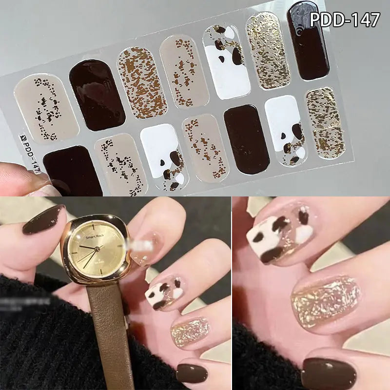 Chic 3D Heart Nail Decals for Spring/Summer