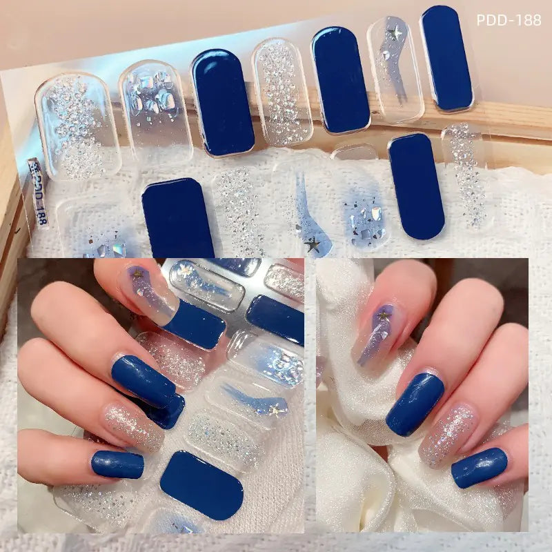 Chic 3D Heart Nail Decals for Spring/Summer