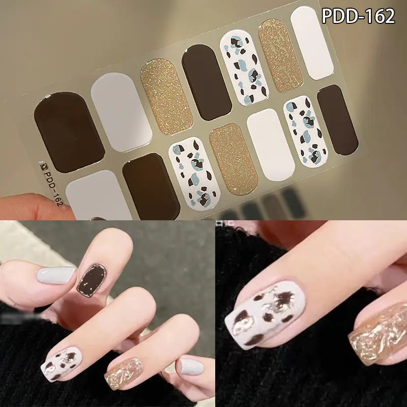 Chic 3D Heart Nail Decals for Spring/Summer