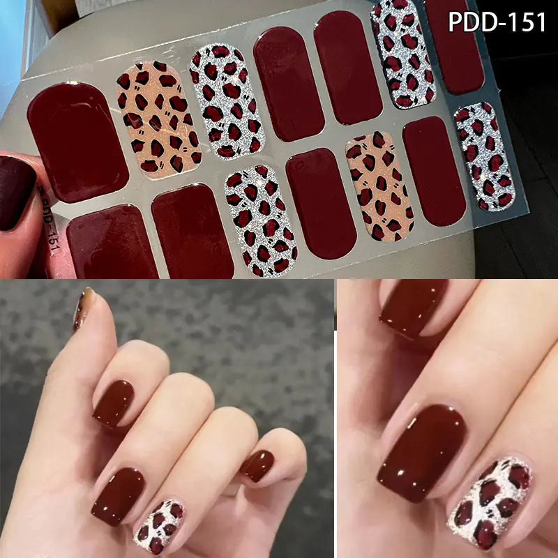 Chic 3D Heart Nail Decals for Spring/Summer