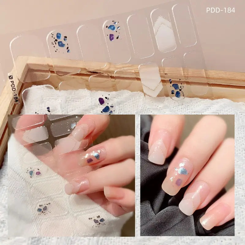 Chic 3D Heart Nail Decals for Spring/Summer