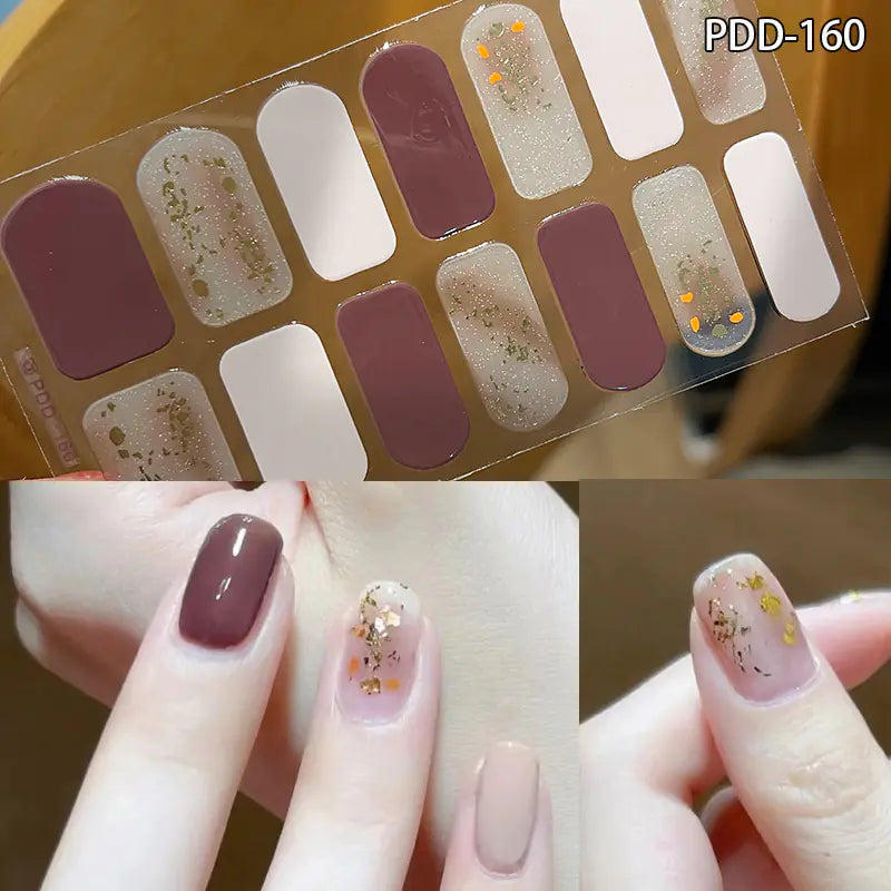 Chic 3D Heart Nail Decals for Spring/Summer