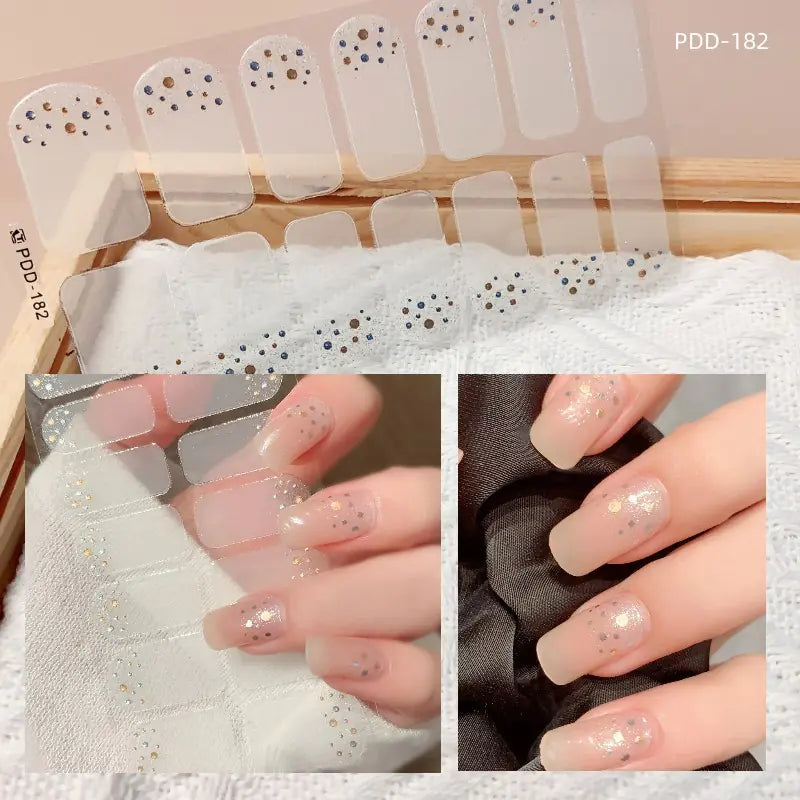 Chic 3D Heart Nail Decals for Spring/Summer