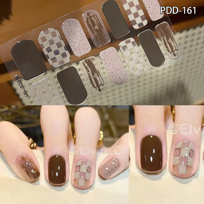 Chic 3D Heart Nail Decals for Spring/Summer