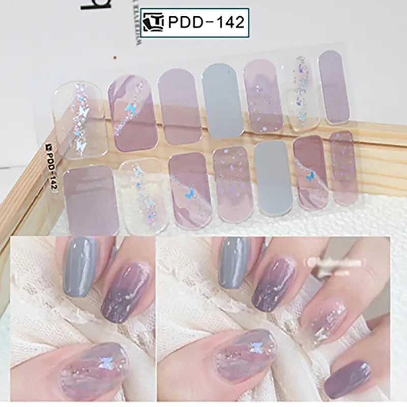 Chic 3D Heart Nail Decals for Spring/Summer